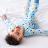 Toddler/Kids Bamboo Pajamas , Blue Popsicle - Pajamas - 3 - thumbnail