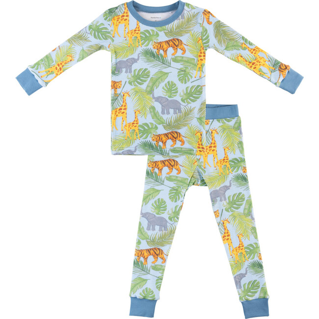 Toddler Bamboo Pajamas, Safari Boy - Pajamas - 1