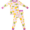 Toddler Bamboo Pajamas, Lemon Girl - Pajamas - 1 - thumbnail