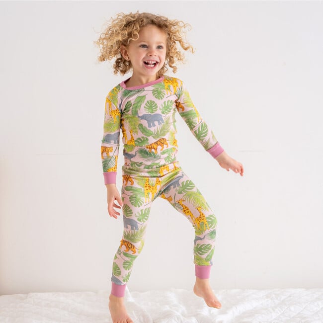 Toddler Bamboo Pajamas, Safari Girl