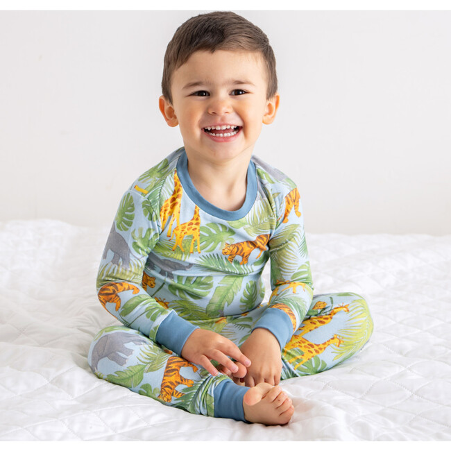 Toddler Bamboo Pajamas, Safari Boy - Pajamas - 2