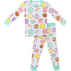 Toddler Bamboo Pajamas, Donut - Pajamas - 1 - thumbnail