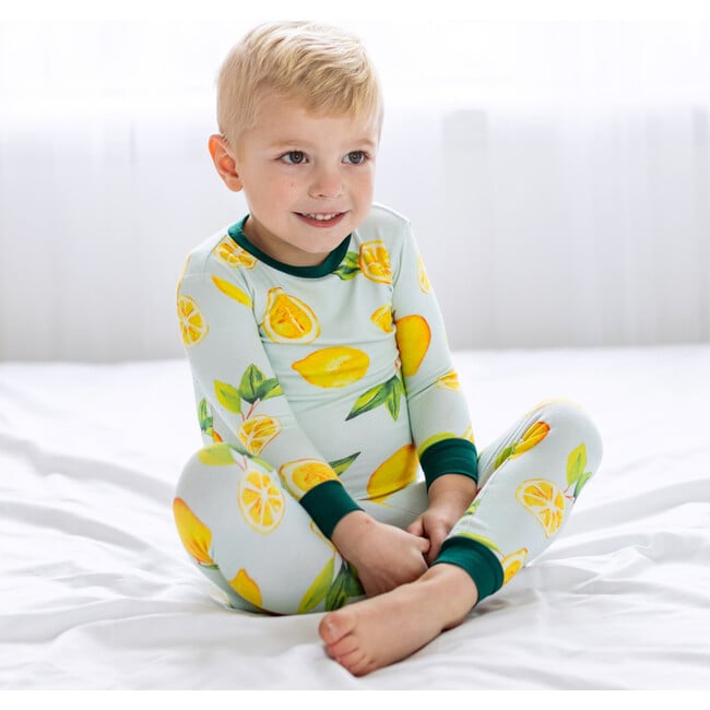 Toddler Bamboo Pajamas, Lemon Boy