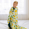 Toddler Bamboo Blanket, Lemon Boy - Blankets - 2 - thumbnail