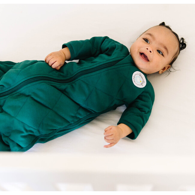 Dream Weighted Transition Swaddle, Forest Green - Swaddles - 2