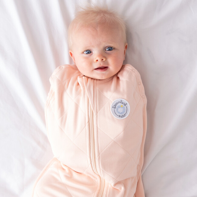 Bamboo Classic Swaddle (Non-weighted) , Peach - Swaddles - 2