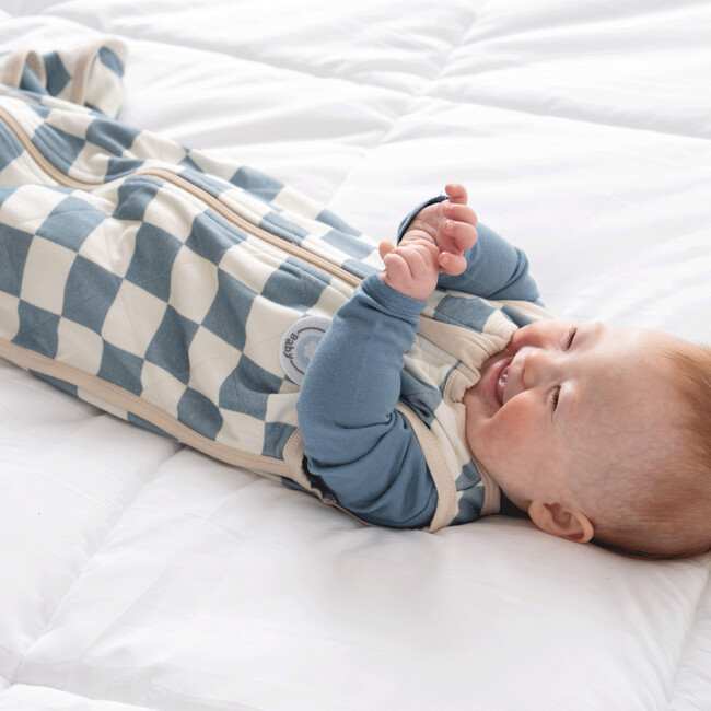 Bamboo Classic Sleep Sack (Non-weighted). Blueberry Checkerboard - Sleep Sacks - 2