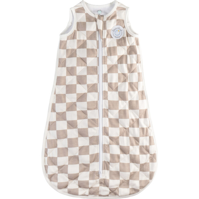 Bamboo Classic Sleep Sack (Non-weighted), Oat Latte Checkerboard