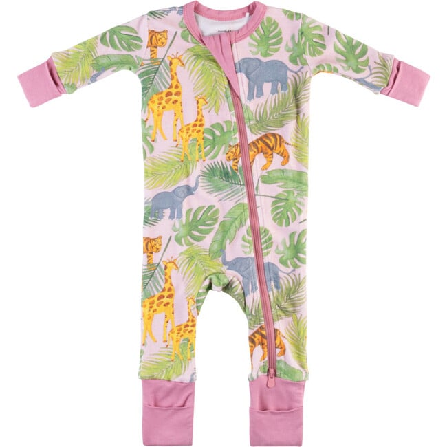 Baby Bamboo Pajamas w/ DreamCuffs®, Safari girl
