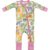 Baby Bamboo Pajamas w/ DreamCuffs®, Safari girl - Footie Pajamas - 1 - thumbnail