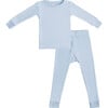 Toddler/Kids Bamboo Pajamas , Sky Blue - Pajamas - 1 - thumbnail