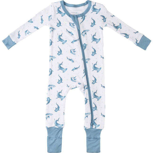 Baby Bamboo Pajamas W/ DreamCuffs®, Shark