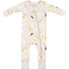 Baby Bamboo Pajamas W/ DreamCuffs®, Honey Bees - Footie Pajamas - 1 - thumbnail