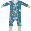 Baby Bamboo Pajamas W/ DreamCuffs®, Deep Sea - Footie Pajamas - 1 - thumbnail