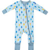 Baby Bamboo Pajamas W/ DreamCuffs®, Blue Popsicle - Footie Pajamas - 1 - thumbnail