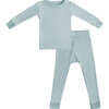 Toddler Bamboo Pajamas, Slate - Pajamas - 1 - thumbnail