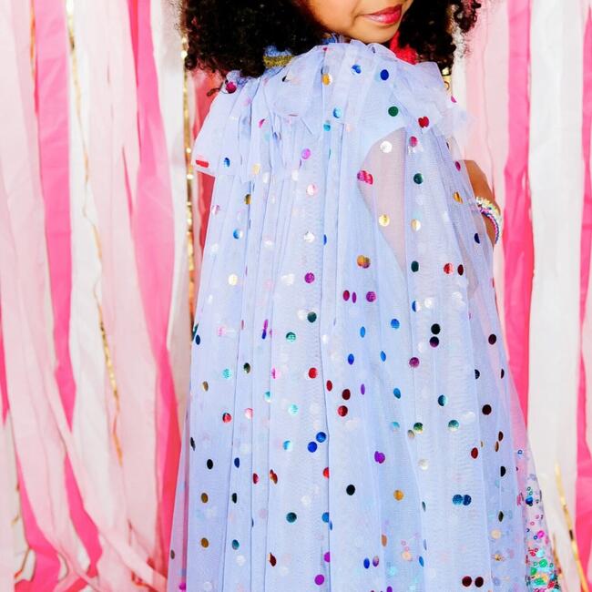 Lavender Confetti Cape, Lavender - Costume Accessories - 2