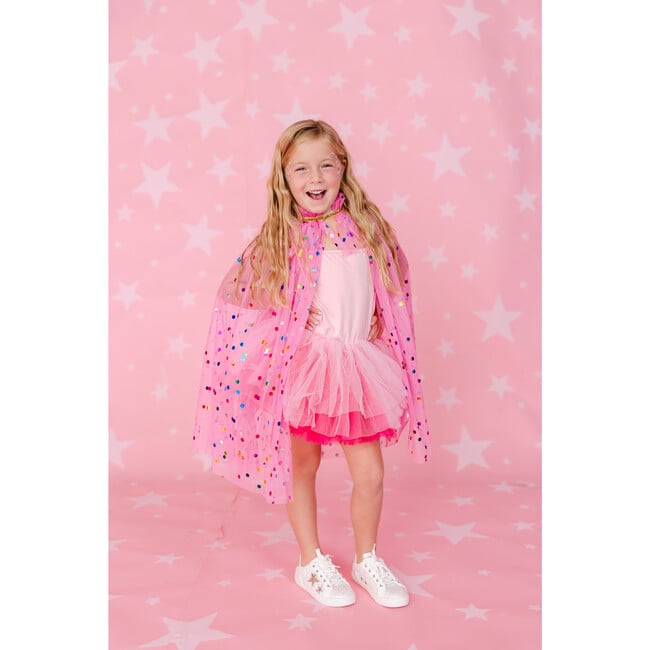 Raspberry Confetti Cape, Pink
