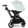 Stroller Canopy, Checkered Surf Spray - Stroller Accessories - 3