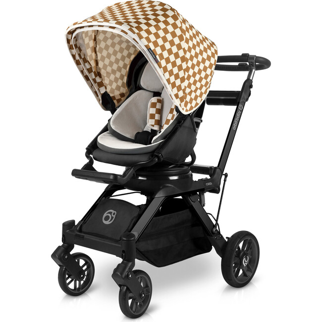 Stroller Canopy, Chestnut Check