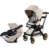 Stroll & Ride Travel System, Black Luxe/Melange Flax - Travel Systems - 1 - thumbnail