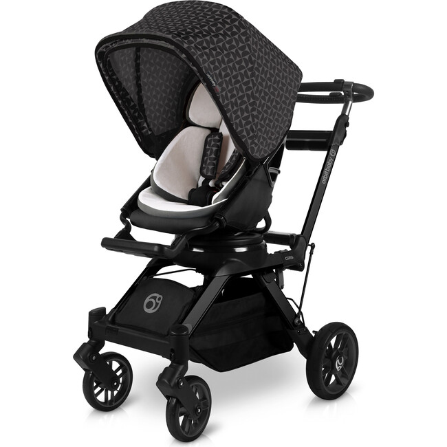 Stroller Canopy, Mosaic Black