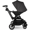 Stroller Canopy, Mosaic Black - Stroller Accessories - 3 - thumbnail