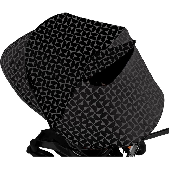 Stroller Canopy, Mosaic Black - Stroller Accessories - 4