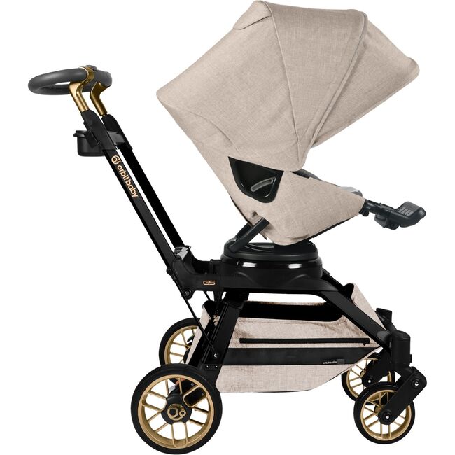 Stroll & Ride Travel System, Black Luxe/Melange Flax - Travel Systems - 6