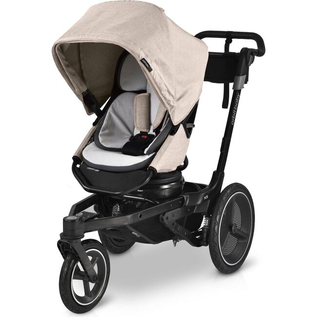 Jog, Lounge & Ride Travel System, Black/Melange Flax - Travel Systems - 5