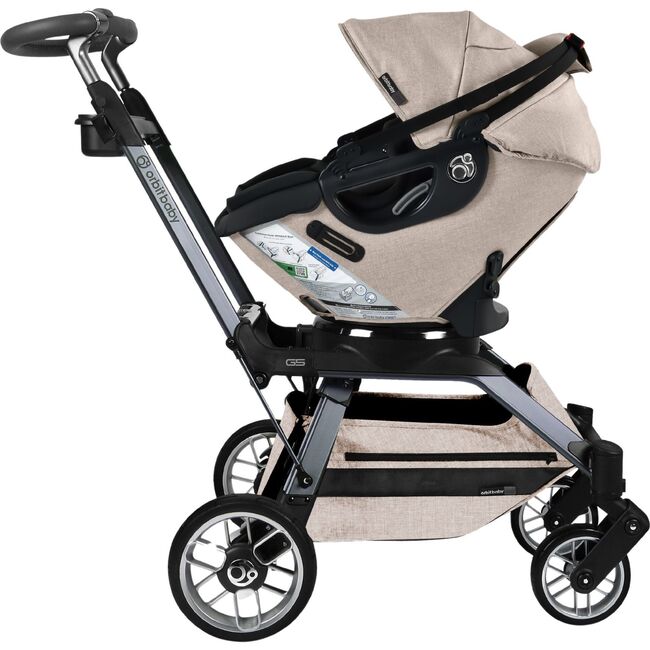 Stroll, Lounge & Ride Travel System, Titanium/Melange Flax - Travel Systems - 5