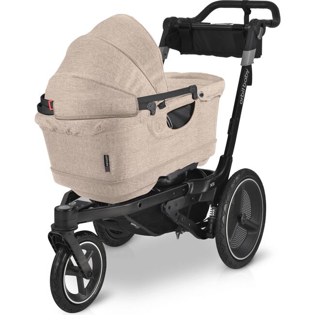 Jog, Lounge & Ride Travel System, Black/Melange Flax - Travel Systems - 7