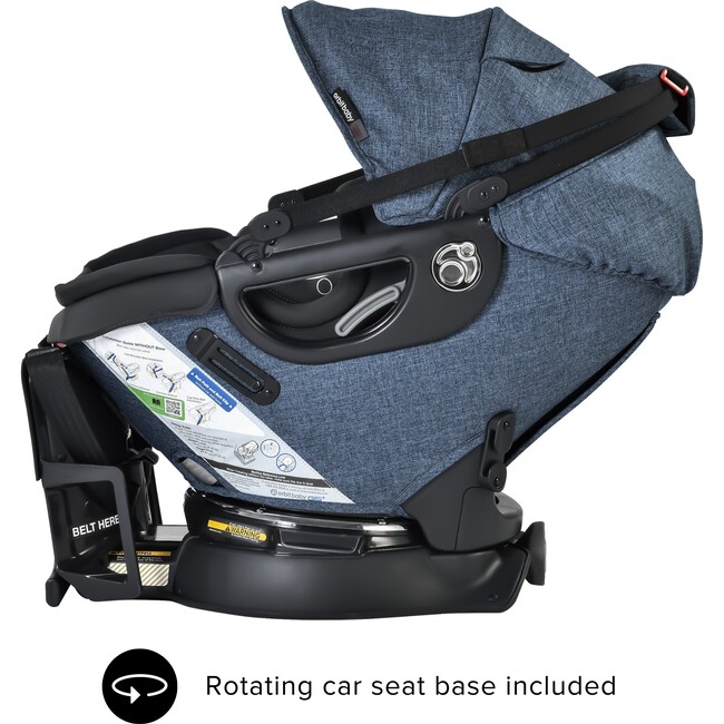 Stroll & Ride Travel System, Black Luxe/Melange Navy