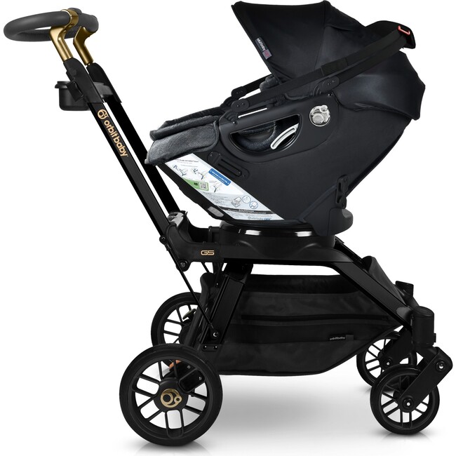 Stroll & Ride Travel System, Black Luxe/Black Merino - Travel Systems - 5