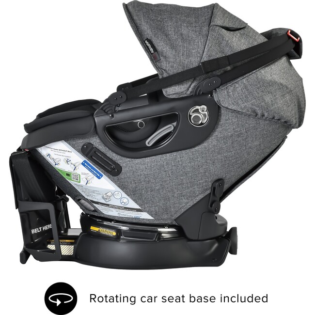 Stroll & Ride Travel System, Black Luxe/Melange Grey