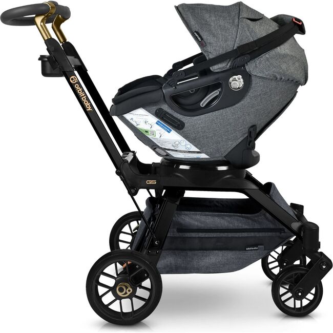 Stroll, Lounge & Ride Travel System, Black Luxe/Melange Grey - Travel Systems - 5