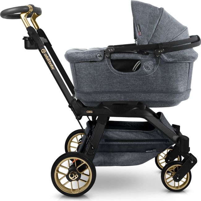 Stroll, Lounge & Ride Travel System, Black Luxe/Melange Grey - Travel Systems - 7