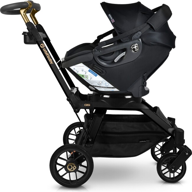 Stroll & Ride Travel System, Black Luxe/Black - Travel Systems - 5