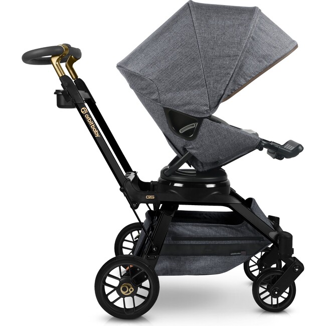 Stroll & Ride Travel System, Black Luxe/Melange Grey - Travel Systems - 6