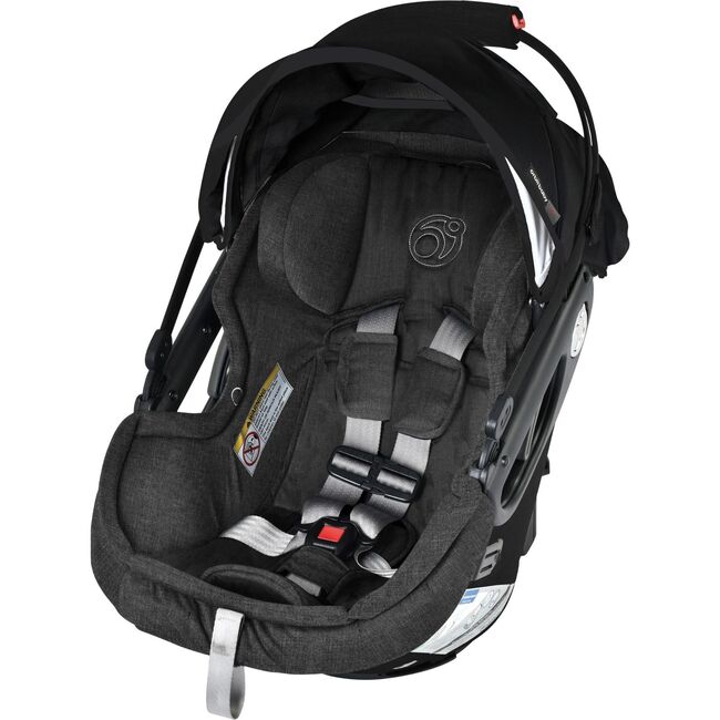 Jog, Lounge & Ride Travel System, Black/Black Merino - Travel Systems - 4