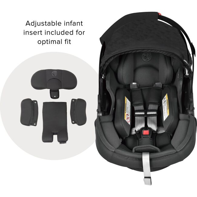 Jog, Lounge & Ride Travel System, Black/Black - Travel Systems - 3