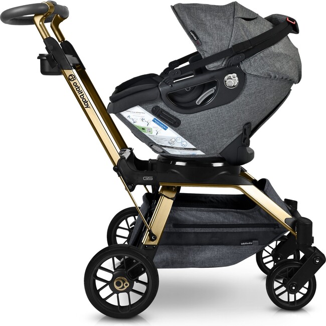 Stroll & Ride Travel System, Gold/Melange Grey - Travel Systems - 5