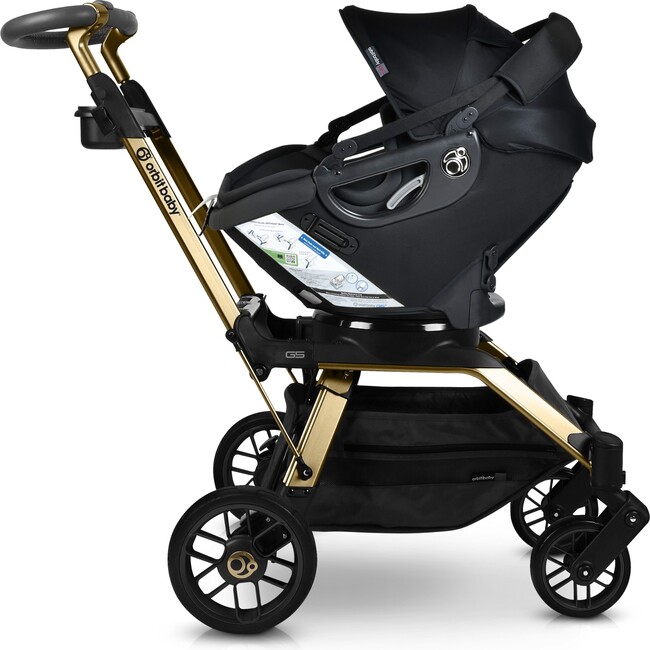 Stroll & Ride Travel System, Gold/Black - Travel Systems - 5