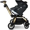 Stroll, Lounge & Ride Travel System, Gold/Black Merino - Travel Systems - 5