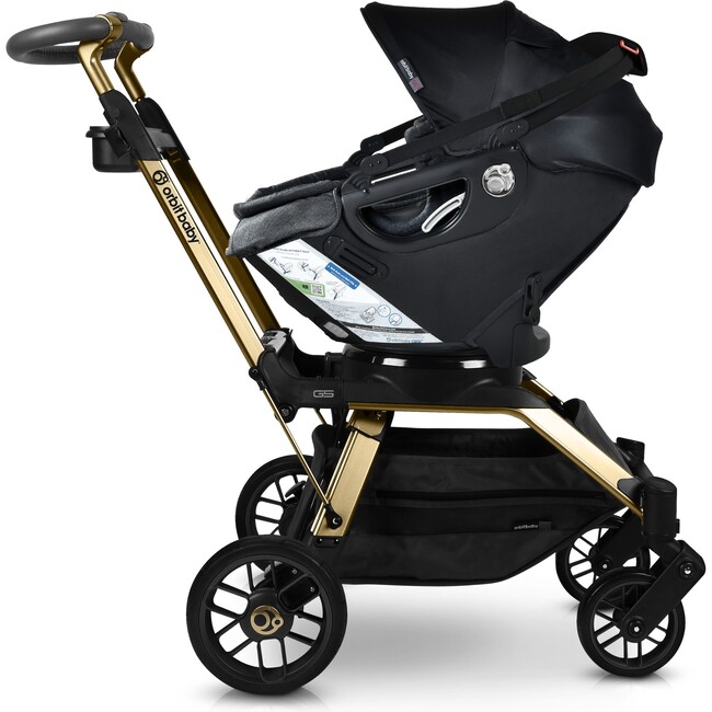 Stroll & Ride Travel System, Gold/Black Merino - Travel Systems - 5