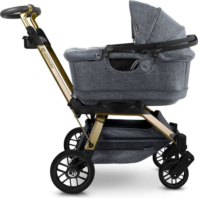 Stroll, Lounge & Ride Travel System, Gold/Melange Grey - Travel Systems - 7