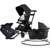 Stroll, Lounge & Ride Travel System, Black/Black Merino - Travel Systems - 1 - thumbnail