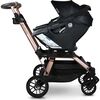 Stroll, Lounge & Ride Travel System, Rose Gold/Black Merino - Travel Systems - 5