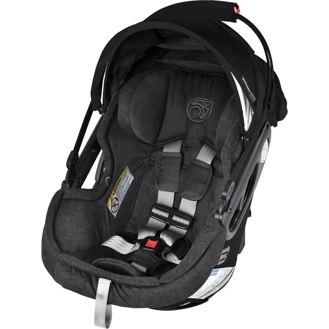 Stroll & Ride Travel System, Black/Black Merino - Travel Systems - 4