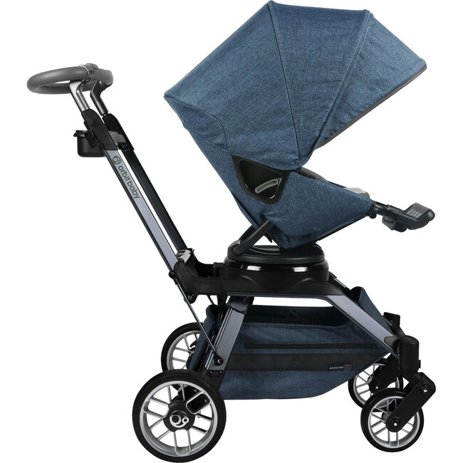 Stroll, Lounge & Ride Travel System, Titanium/Melange Navy - Travel Systems - 6